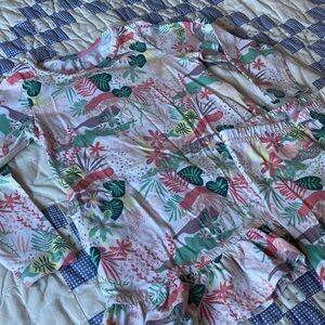 Pact Pink and Green Floral Matching Set